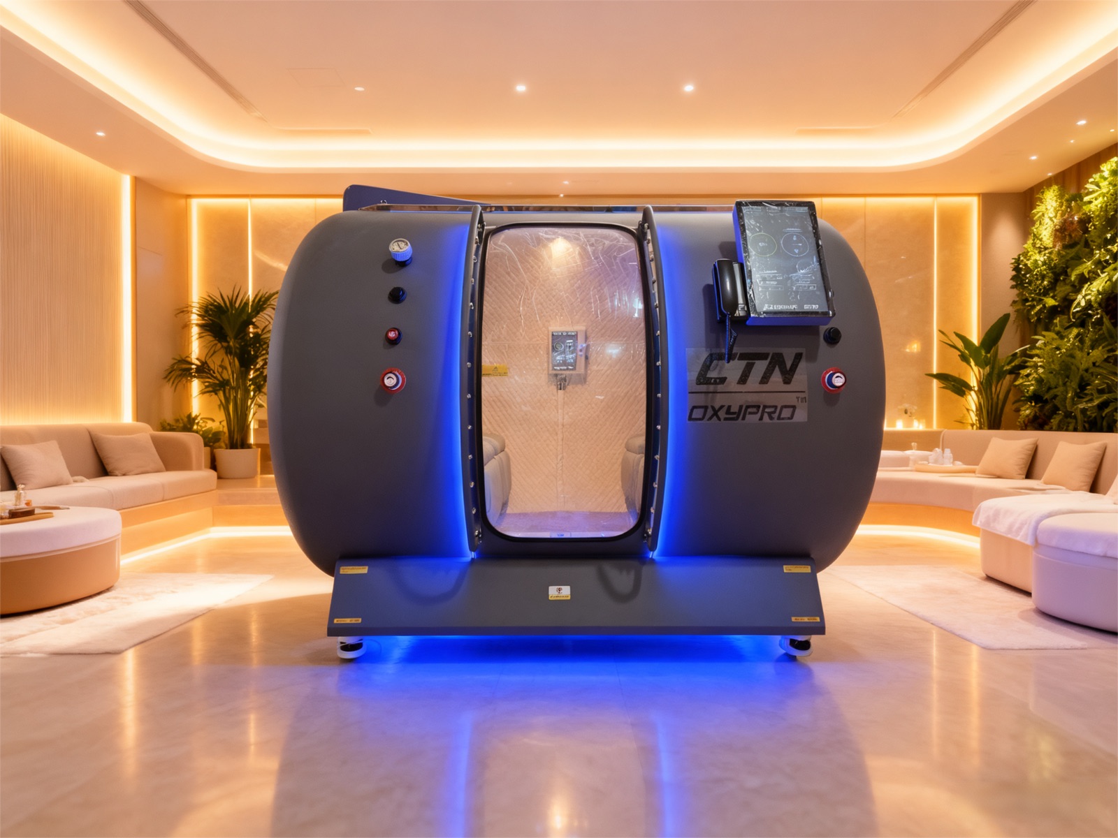 mild hyperbare zuurstoftherapie cabine wellness toepassing 1.5 ATA